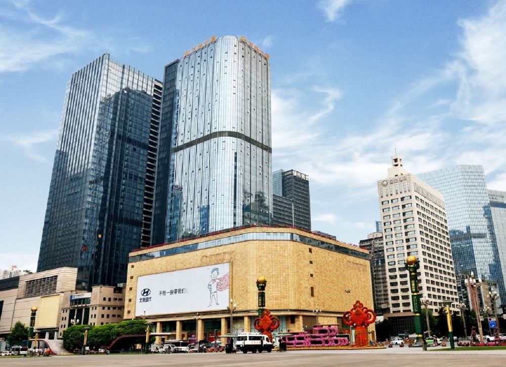 百杨大厦外立面图